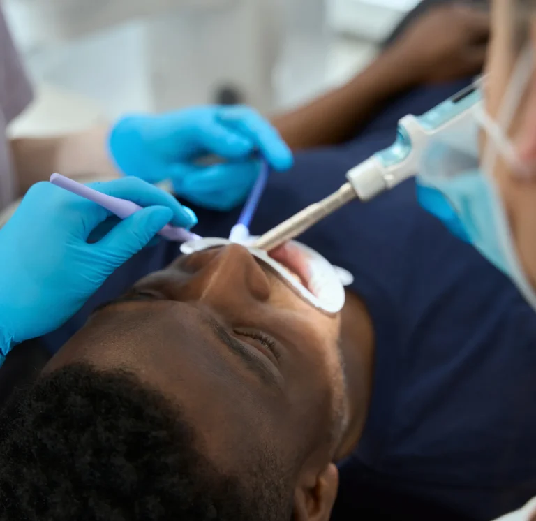 Dental filling treatment procedure