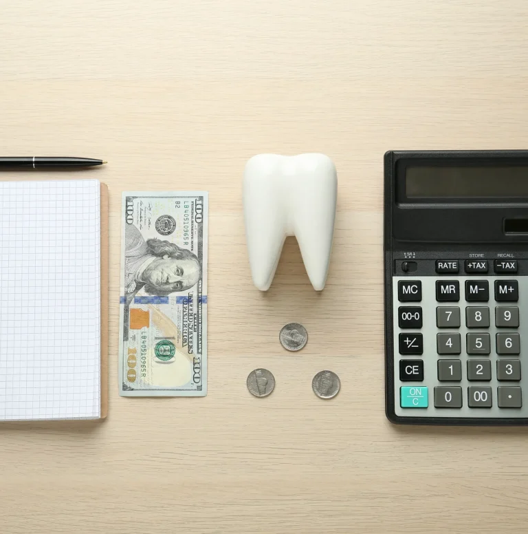 Tooth model with calculator