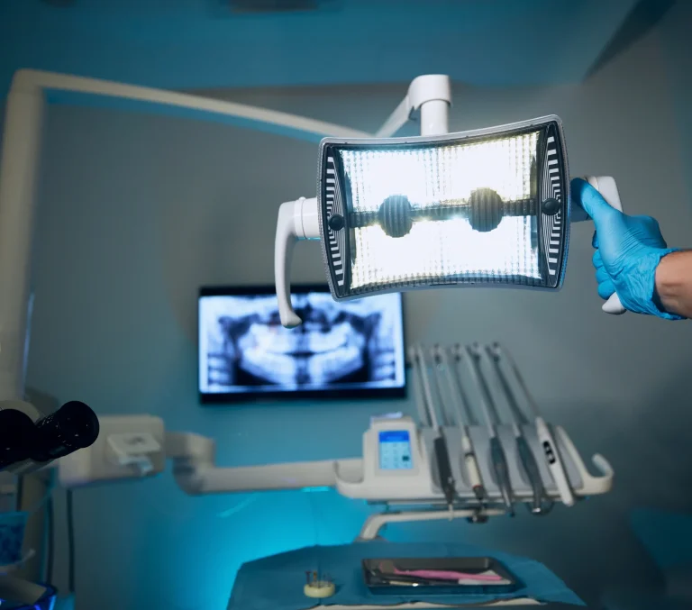 Dental centrifuge processing blood